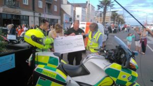 DocBike receive £1000 donation from Poole Council