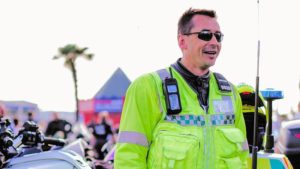Dr Ian Mew at Poole Bike Night