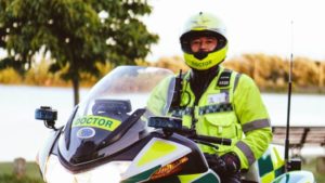 Dr passes police motorcycle test
