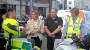 Nick Ellis - Road Safety Office - Pool Council - DocBike donation