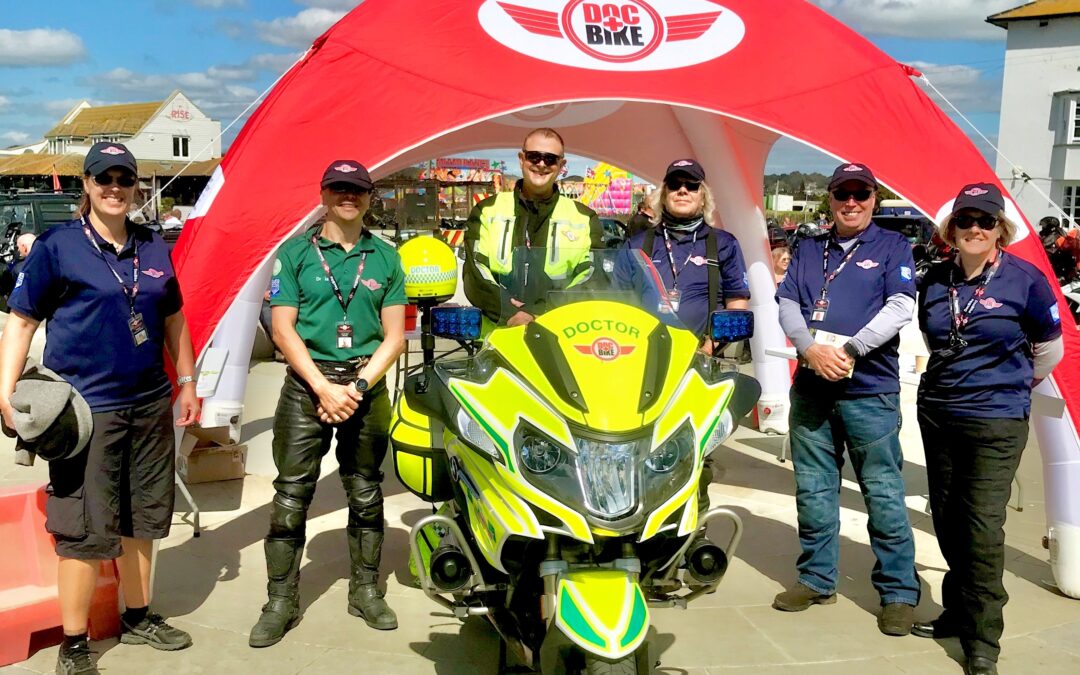 Dorset DocBike crew get out for the first time since COVID-19